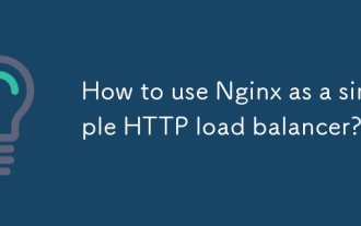 How to use Nginx as a simple HTTP load balancer?