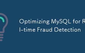 Optimierung von MySQL für Echtzeit-Betrugserkennung