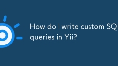 Bagaimana saya menulis pertanyaan sql tersuai di yii?