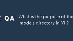 Apakah tujuan direktori model di Yii?