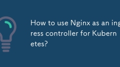 Bagaimana menggunakan Nginx sebagai pengawal kemasukan untuk Kubernet?