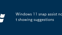 Snap windows 11 membantu tidak menunjukkan cadangan