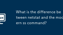 Apakah perbezaan antara Netstat dan perintah SS moden?