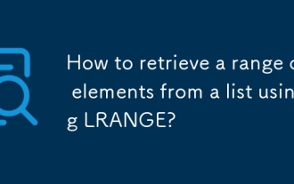 Comment récupérer une gamme d'éléments à partir d'une liste à l'aide de LRange?