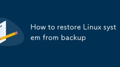 如何從備份還原Linux系統
