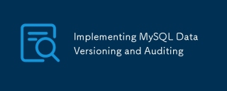 Implementing MySQL Data Versioning and Auditing