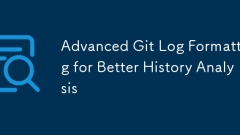 Formatage avancé du journal GIT pour une meilleure analyse de l'histoire