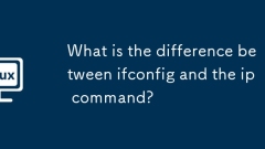 Quelle est la différence entre ifconfig et la commande ip?