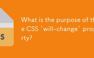 What is the purpose of the CSS `will-change` property?