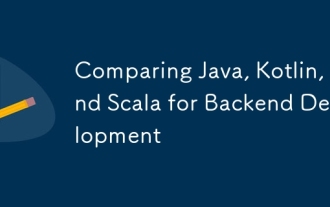 Comparing Java, Kotlin, and Scala for Backend Development
