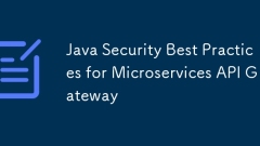 Amalan Terbaik Keselamatan Java untuk Microservices API Gateway
