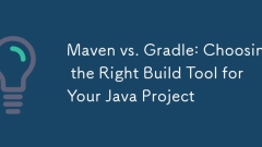 Maven vs. Gradle: Auswahl des richtigen Build -Tools für Ihr Java -Projekt