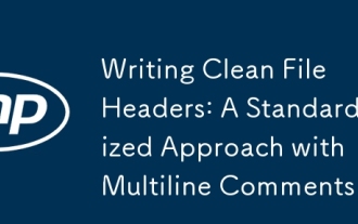 Writing Clean File Headers: A Standardized Approach with Multiline Comments