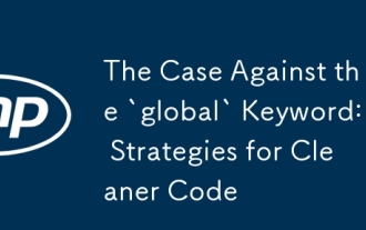 The Case Against the `global` Keyword: Strategies for Cleaner Code