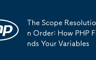 L'ordre de résolution de la portée: comment PHP trouve vos variables