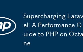 과급 LARAVEL : 옥탄의 PHP에 대한 성능 가이드
