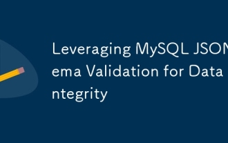 Leveraging MySQL JSON Schema Validation for Data Integrity