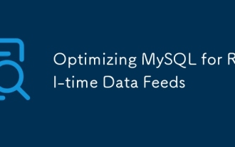 Optimizing MySQL for Real-time Data Feeds