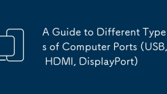 Panduan untuk pelbagai jenis port komputer (USB, HDMI, DisplayPort)