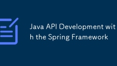 Pembangunan API Java dengan Rangka Kerja Spring