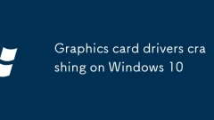 Pemandu kad grafik terhempas di Windows 10