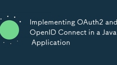 Implementierung von OAuth2 und OpenID Connect in einer Java -Anwendung