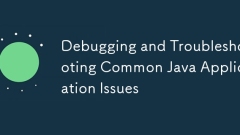 Debugging und Fehlerbehebung gemeinsame Java -Anwendungsprobleme