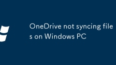 OneDrive synchronisieren keine Dateien auf Windows PC