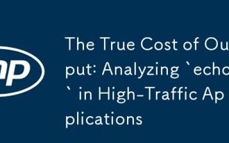 The True Cost of Output: Analyzing `echo` in High-Traffic Applications