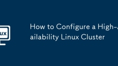 How to Configure a High-Availability Linux Cluster