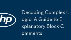 Décodage de logique complexe: un guide des commentaires de blocs explicatifs