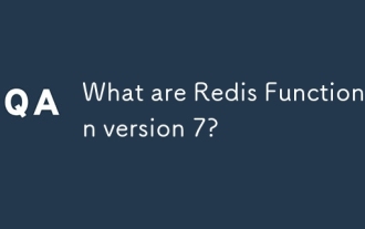 버전 7의 Redis 기능은 무엇입니까?