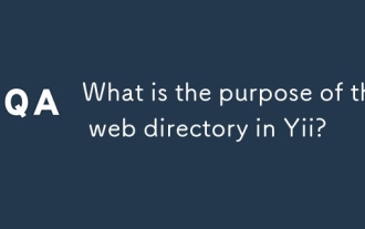 Was ist der Zweck des Webverzeichnisses in YII?