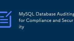 Pengauditan pangkalan data MySQL untuk pematuhan dan keselamatan