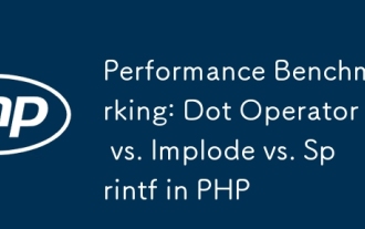 性能基準測試:DOT操作員與PHP中的Sprintf互動與Sprintf