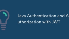 Java Authentication and Authorization with JWT