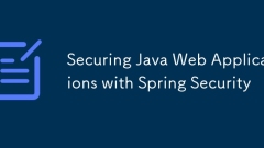 Securing Java Web Applications with Spring Security