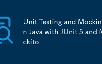 Einheitstests und Verspottung in Java mit Junit 5 und Mockito