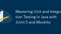 Mastering Unit and Integration Testing in Java with JUnit 5 and Mockito