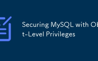 用对象级特权确保MySQL