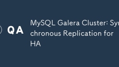 Mysql Galera Cluster: réplication synchrone pour HA