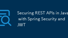 Securing REST APIs in Java with Spring Security and JWT