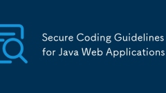 Secure Coding Guidelines for Java Web Applications
