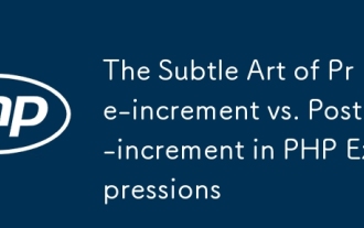 The Subtle Art of Pre-increment vs. Post-increment in PHP Expressions