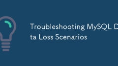 Fehlerbehebung bei MySQL -Datenverlustszenarien