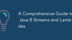 A Comprehensive Guide to Java 8 Streams and Lambdas