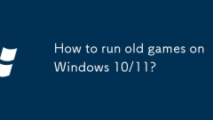 How to run old games on Windows 10/11?