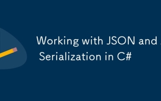 Travailler avec la sérialisation JSON et XML dans C #