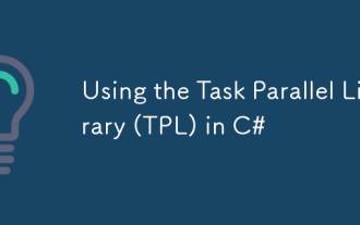 Verwenden der Aufgabe Parallel Library (TPL) in C#