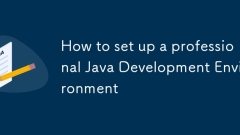 Cara Menyiapkan Persekitaran Pembangunan Java Profesional